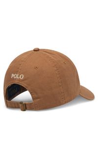 Polo Ralph Lauren Czapka z daszkiem 211912843053 Brązowy. Kolor: brązowy. Materiał: materiał, bawełna