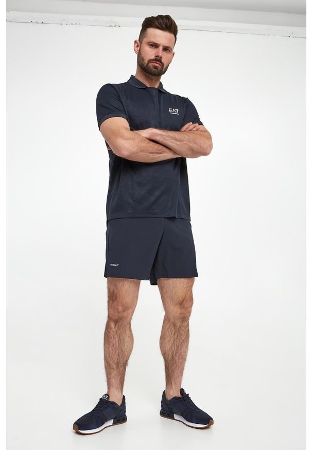 EA7 Emporio Armani - Polo męskie EA7 EMPORIO ARMANI. Typ kołnierza: polo