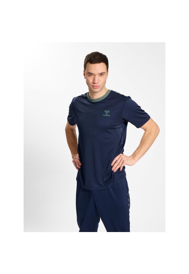 Poliester jersey Hummel HmlStaltic. Kolor: niebieski. Materiał: jersey, poliester. Sport: piłka nożna