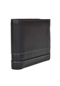 TOP SECRET - Klasyczny skórzany portfel. Kolor: czarny. Materiał: skóra #4
