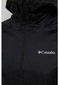 columbia - Columbia kurtka przeciwdeszczowa Ulica Jacket damska kolor czarny przejściowa. Kolor: czarny. Styl: street