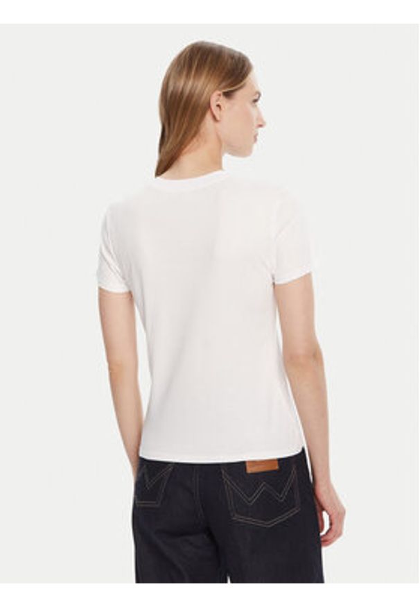 Calvin Klein T-Shirt LV044C216G Biały Regular Fit. Kolor: biały. Materiał: bawełna