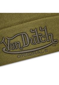Von Dutch Czapka Flint 7050115 Khaki. Kolor: brązowy. Materiał: materiał, poliakryl