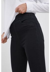 Levi's® - Levi's jeansy MILE HIGH damskie high waist. Okazja: na spotkanie biznesowe. Stan: podwyższony. Kolor: czarny. Styl: biznesowy #4