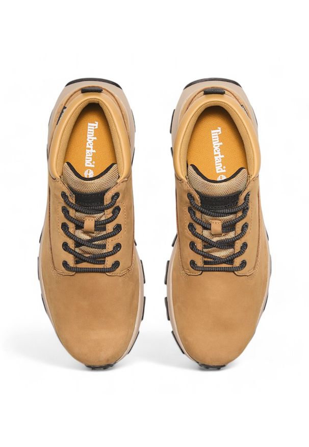 Sneakersy męskie Timberland Winsor Park MID LACE UP GTX SNEAKER WHEAT NUBUCK. Kolor: brązowy. Materiał: nubuk