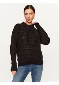 Pinko Sweter Dromedario 102248 A1CK Czarny Relaxed Fit. Kolor: czarny. Materiał: syntetyk #1