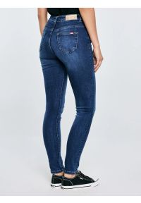 Big-Star - Jeansy damskie skinny niebieskie Adela 358. Kolor: niebieski. Styl: klasyczny #4