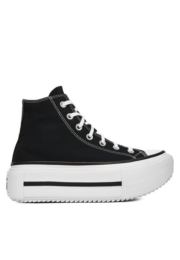 Converse Trampki Chuck Taylor All Star Lift Double Stack A12975C Czarny. Kolor: czarny. Materiał: materiał