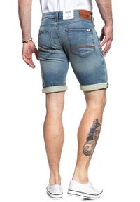 Mustang - SPODENKI MUSTANG Chicago Short DENIM BLUE 1007754 5000 103. Materiał: denim #7