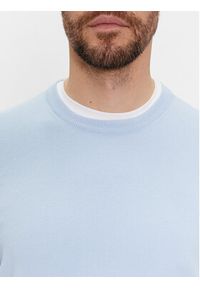 United Colors of Benetton - United Colors Of Benetton Sweter 1098U1I76 Błękitny Regular Fit. Kolor: niebieski. Materiał: bawełna #2