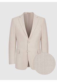 Pako Lorente - PAKO LORENTE – Marynarka garniturowa w kolorze beżowym. Kolor: beżowy. Materiał: poliester, wełna, elastan, wiskoza. Wzór: gładki #3