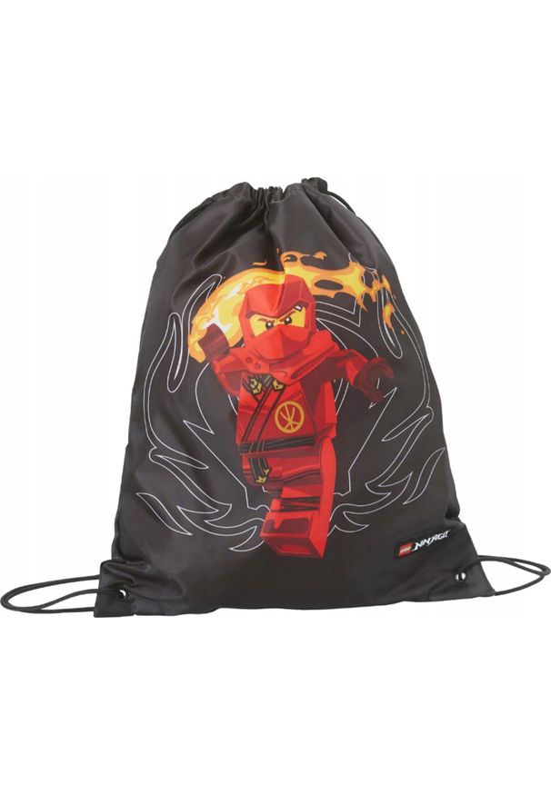 LEGO LEGO Ninjago Gymsack 20286-2409 Czarne One size. Kolor: czarny