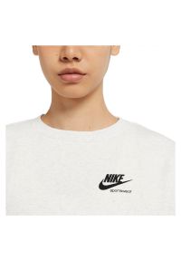 Bluza damska Nike Sportswear CU5877. Typ kołnierza: dekolt w kształcie V. Materiał: materiał, włókno, poliester, bawełna #3