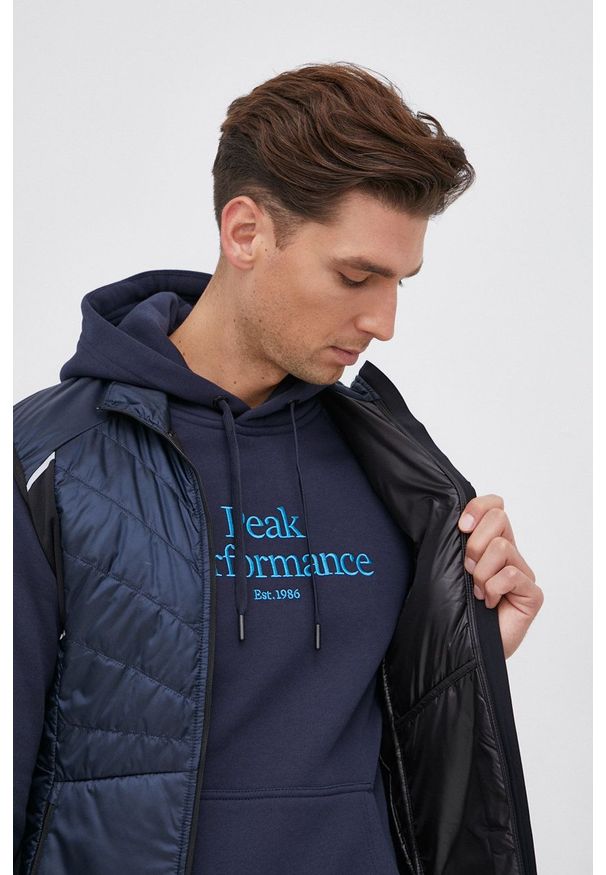 Peak Performance - Bezrękawnik. Kolor: niebieski. Długość rękawa: bez rękawów