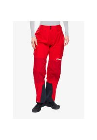 Spodnie damskie w góry Berghaus MTN Seeker GTX Pant. Kolor: czerwony. Sport: wspinaczka