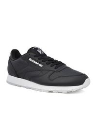 Buty do chodzenia męskie Reebok Classic Leather ID. Zapięcie: sznurówki. Kolor: czarny. Materiał: tkanina, materiał, skóra, syntetyk. Szerokość cholewki: normalna. Model: Reebok Classic. Sport: turystyka piesza