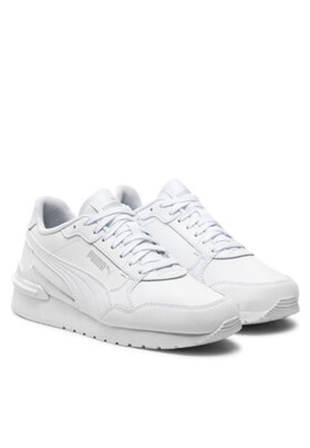 Puma Sneakersy St Runner v4 L Jr 399736 02 Biały. Kolor: biały. Materiał: skóra