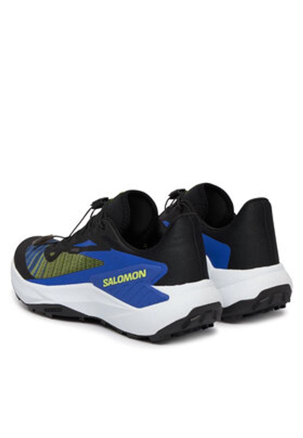 salomon - Salomon Buty do biegania Genesis L49237100 Czarny. Kolor: czarny. Materiał: materiał
