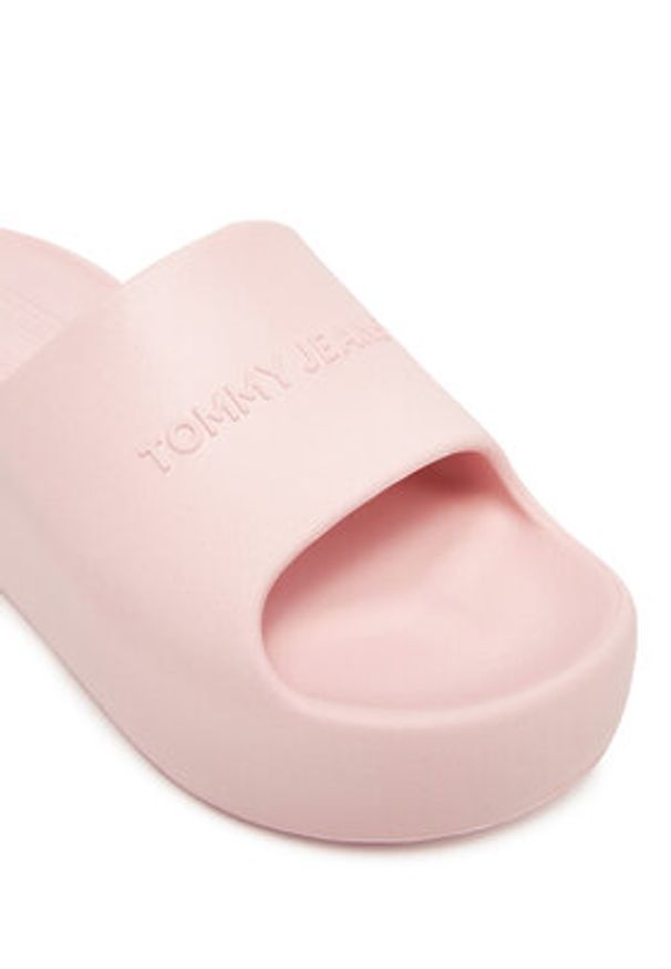 Tommy Jeans Klapki Tjw Chunky Pool Slide Ess EN0EN02879 Różowy. Kolor: różowy