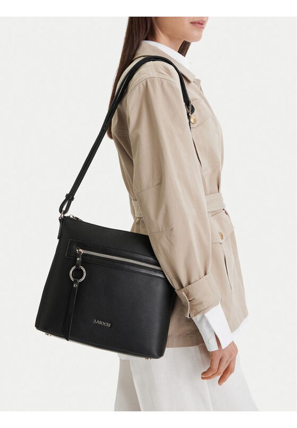 Lasocki Torebka CEO-LSK-X-006-09 Czarny. Kolor: czarny