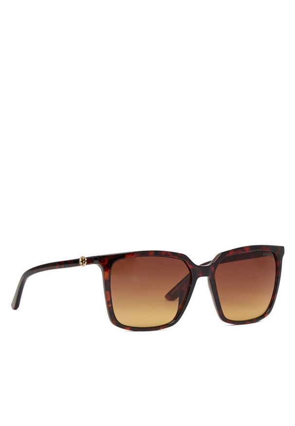 Guess Okulary przeciwsłoneczne GU00258 Brązowy. Kolor: brązowy