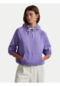 Polo Ralph Lauren Bluza 211971691005 Fioletowy Relaxed Fit. Typ kołnierza: polo. Kolor: fioletowy. Materiał: bawełna