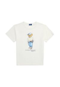 Polo Ralph Lauren T-Shirt 211965107001 Biały Regular Fit. Typ kołnierza: polo. Kolor: biały. Materiał: bawełna #5