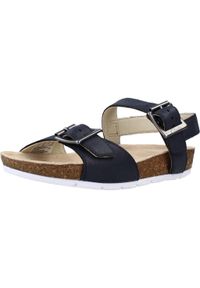 Clarks - Sandały CLARKS RIVER SAND K Niebieski. Kolor: niebieski. Materiał: skóra. Sezon: lato