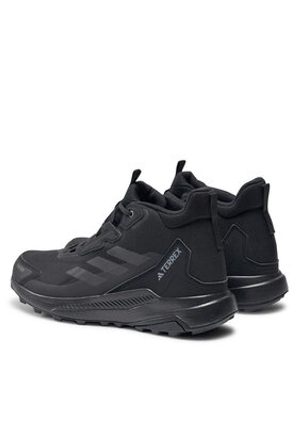Adidas - adidas Trekkingi Terrex Anylander Mid Rain.Rdy ID0898 Czarny. Kolor: czarny. Materiał: mesh, materiał. Model: Adidas Terrex. Sport: turystyka piesza