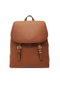 MICHAEL Michael Kors Plecak Quinn 30T5GQNB2L Brązowy. Kolor: brązowy. Materiał: skóra