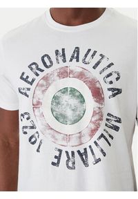 Aeronautica Militare T-Shirt 261TS2538UJ00727 Biały Regular Fit. Kolor: biały. Materiał: bawełna #3