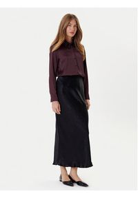 Marella Koszula Naples 2525116051 Bordowy Regular Fit. Kolor: czerwony. Materiał: syntetyk #3