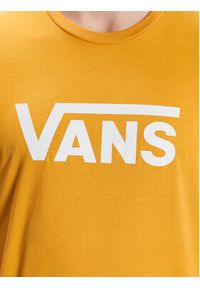 Vans T-Shirt Classic VN000GGG Żółty Classic Fit. Kolor: żółty. Materiał: bawełna #4