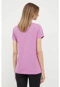 Emporio Armani Underwear t-shirt lounge bawełniany kolor fioletowy. Kolor: różowy. Materiał: bawełna #3