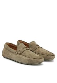 BOSS Mokasyny Noel_Mocc_sdpeb 50541750 Khaki. Kolor: brązowy. Materiał: skóra, zamsz #6