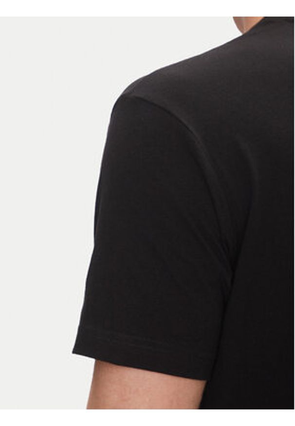 Karl Lagerfeld Jeans T-Shirt A2M17072 Czarny Regular Fit. Kolor: czarny. Materiał: bawełna, syntetyk