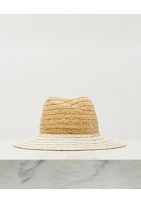 MAISON MICHEL PARIS - Słomiany kapelusz Virginie. Kolor: beżowy. Materiał: lakier. Sezon: lato #7