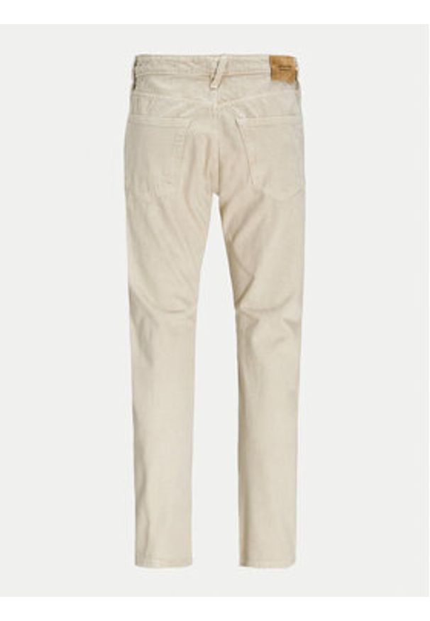 Jack & Jones - Jack&Jones Jeansy Chris 12246401 Beżowy Relaxed Fit. Kolor: beżowy