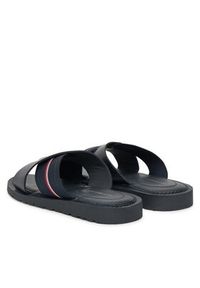 TOMMY HILFIGER - Tommy Hilfiger Klapki FM0FM05415 Granatowy. Kolor: niebieski. Materiał: skóra