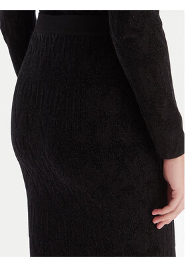 Marciano Guess Spódnica ołówkowa 5BGD00 5661Z Czarny Slim Fit. Kolor: czarny. Materiał: syntetyk