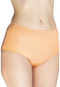 MEWA Lingerie - Gładkie figi damskie Eliza z wysokim stanem. Stan: podwyższony. Materiał: poliamid, wiskoza, jedwab, materiał. Wzór: gładki