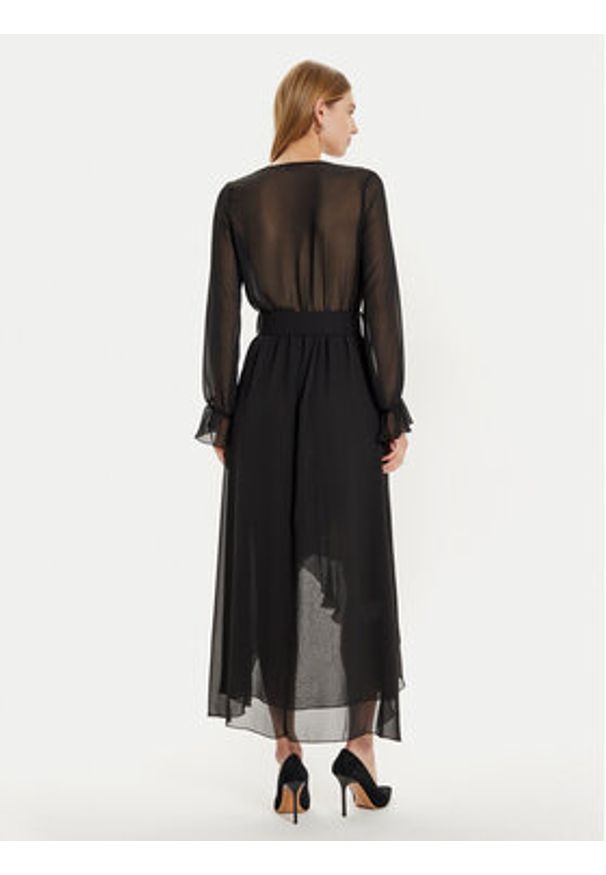 Rinascimento Sukienka koktajlowa CFC0121218003 Czarny Regular Fit. Kolor: czarny. Materiał: syntetyk. Styl: wizytowy