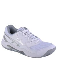 Buty Asics Gel-Dedicate 8 Clay W 1042A255-101 białe. Kolor: biały. Materiał: guma, syntetyk, materiał. Szerokość cholewki: normalna. Sport: tenis #1