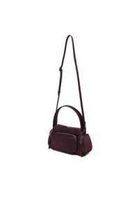 Calvin Klein Torebka Pocket Nylon Bag W/ Strap LV04F3132G Bordowy. Kolor: czerwony #6