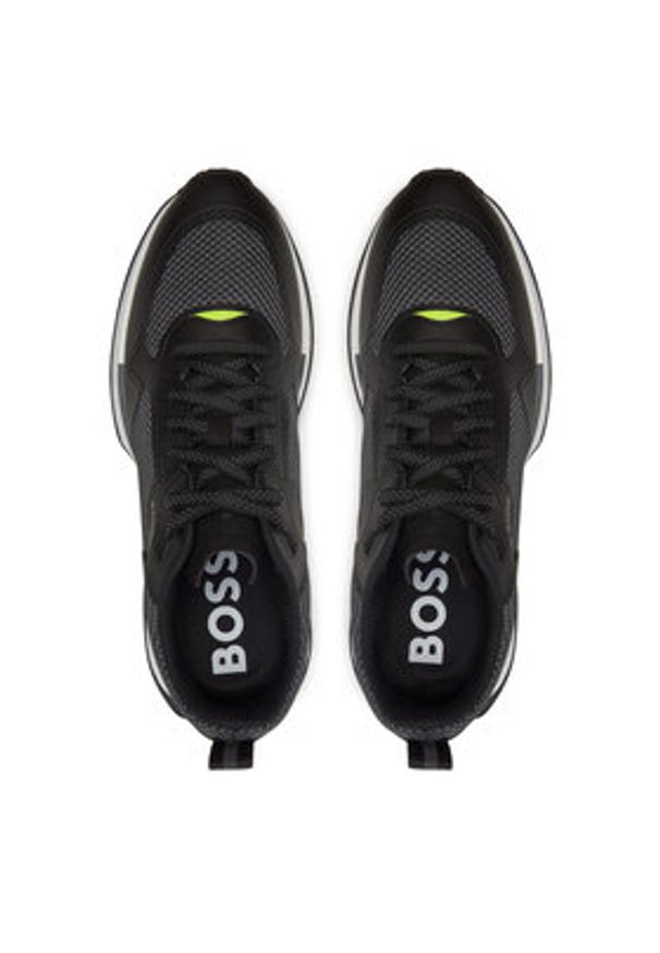 BOSS - Boss Sneakersy Jonah Runn meth 50513195 Szary. Kolor: szary. Materiał: materiał