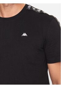 Kappa T-Shirt 312006 Czarny Regular Fit. Kolor: czarny. Materiał: bawełna #4