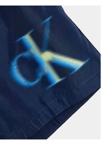 Calvin Klein Swimwear Szorty kąpielowe KV0KV00028 Granatowy Regular Fit. Kolor: niebieski. Materiał: syntetyk #3
