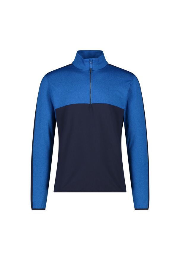 Golf męski techniczny CMP 34L4127. Typ kołnierza: golf. Kolor: niebieski. Materiał: polar. Sport: golf