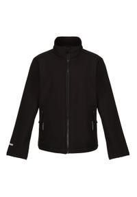 Regatta - Kurtka Softshellowa Dziecięca 2 Warstwy. Kolor: czarny #1