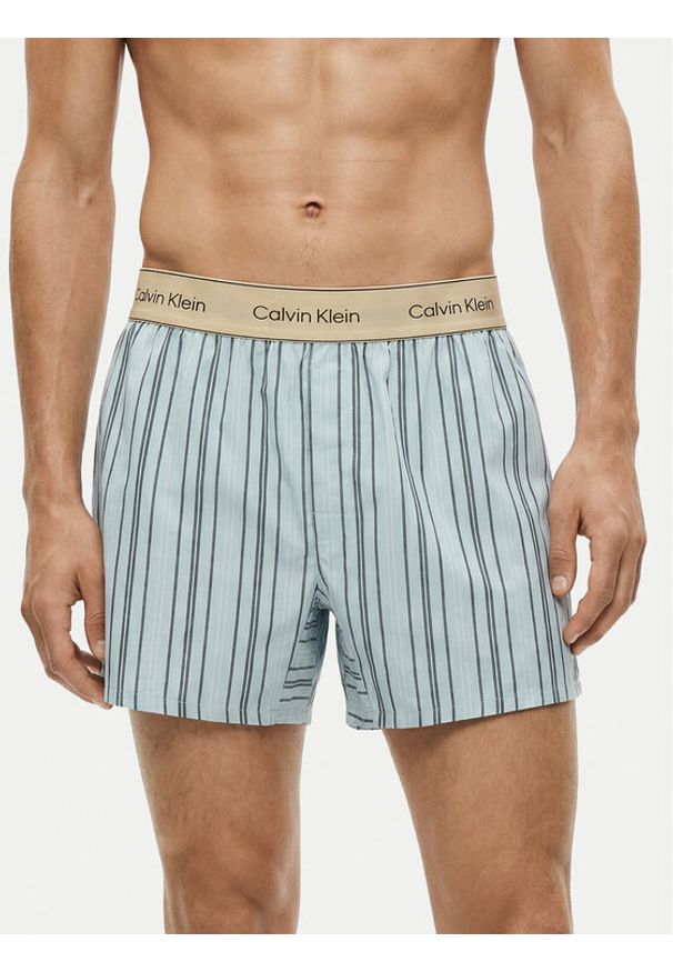 Calvin Klein Underwear Bokserki LV00NM2945 Błękitny. Kolor: niebieski. Materiał: bawełna